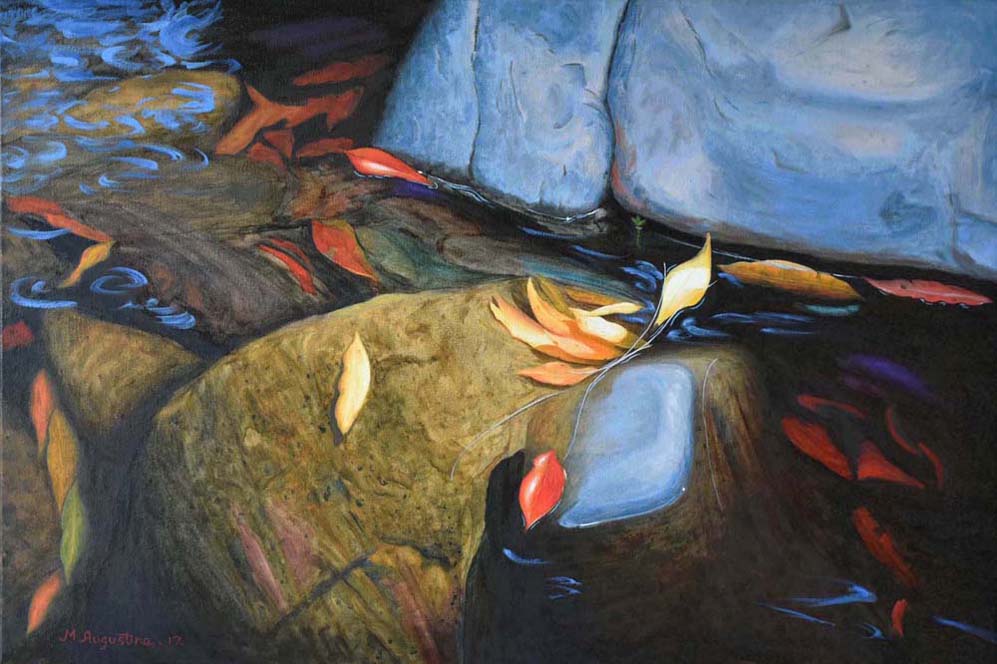 Warm golw 61x91cm Sold